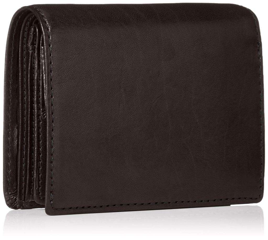 El Homme Sheep Bifold Wallet (with Coin Purse) XP34211 Black