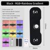 Tricolor or RGB PIR Human Body Sensor LED Wall Lamp Magnetic Night Light USB Rechargeable Cabinet Light Indoor Stair Decor with Remote Control