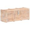 Storage Chest 90x40x40 Cm Solid Acacia Wood