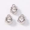 5pcs Sparking Crystal CZ Pendants Charms for Jewelry Making DIY Necklace Earrings Bracelet Accessories Supplies