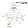 SHIXIN 3Pcs/Set Vintage Gold Color Starfish Conch Pendant Anklet Chain for Women Summer Imitation Pearl Foot Chain Beach Jewelry