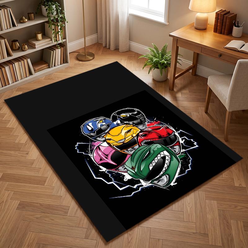 Mighty Morphin Power Rangers (1) Office carpets suitable for living rooms bedrooms offices and kitchens a gift for modern home decor