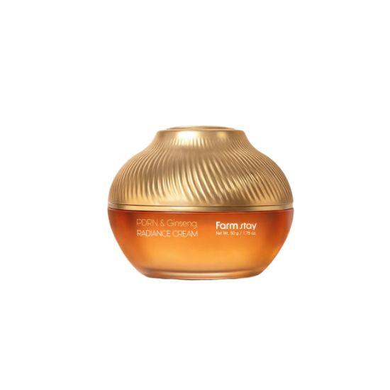Farmstay PDRN & Ginseng Radiance Cream Brightening & Revitalizing Face Moisturizer 50ml