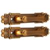 2Pcs Set European Style Antique Zinc Alloy Door Pull Handle Cabinet Hardware Accessory