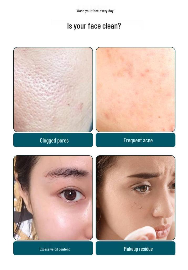 Electric Facial Cleansing Brush - Soft Bristle Exfoliator and Pore Cleaner Beauty Device