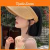 Straw Women Summer Woven Sun Hat With Big Brim And Uv Shield For Outdoor Beach