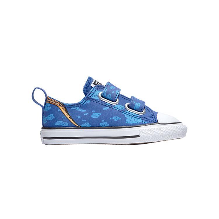 Converse Chuck Taylor All Star Velcro Retro Low Top Walker Shoes Baby Shoes Blue 764248C