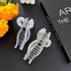 Elegant Acetate Bow Hair Claw Clip Versatile Fashion Accessory For Women Stylish Summer 2024