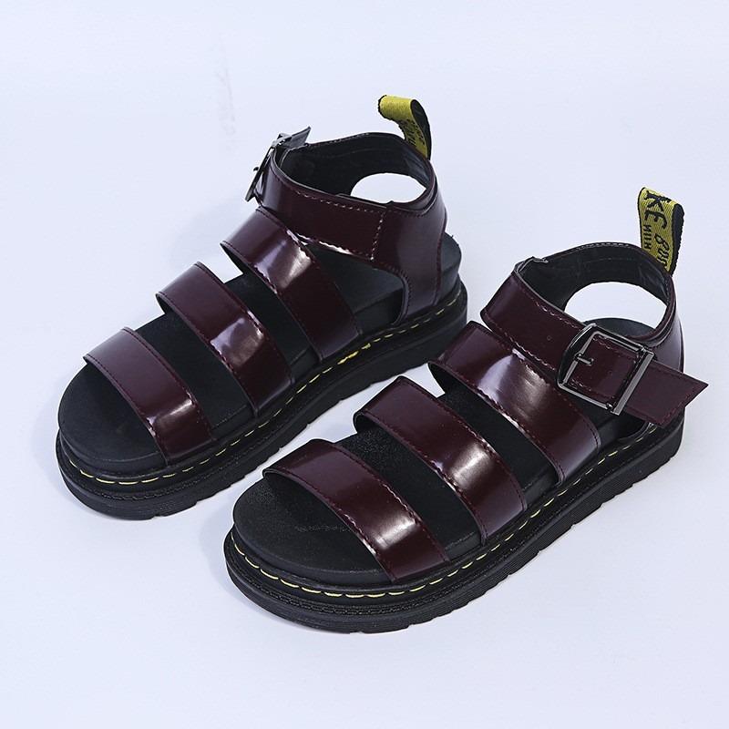 Women's Plus Size New Summer Chunky Sole Open Toe Fashion Beach Roman Sandals European American Style