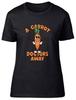 A Carrot a Day Keeps the Doctor Away Funny Womens T-Shirt Ladies Gift Tee