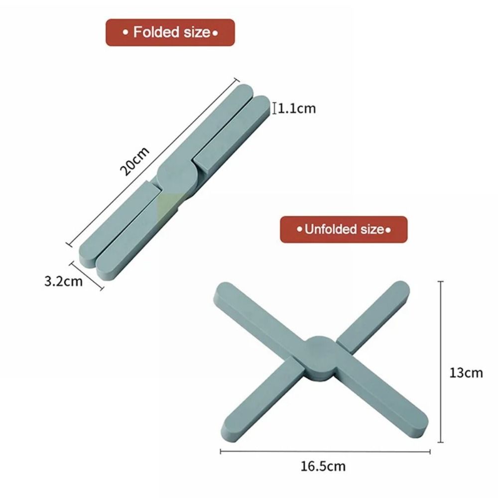 Rutschfeste Isolierunterlage Faltbarer Untersetzer Kreative Topf-Pfannen-Matte