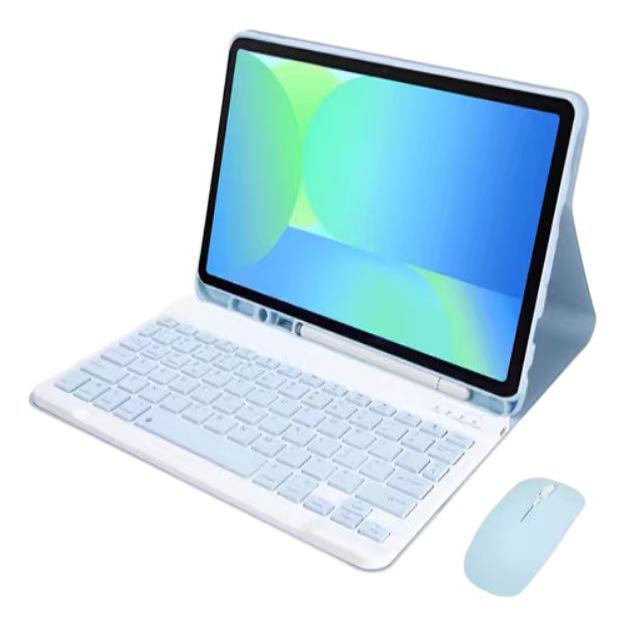 Redmi Pad 2 SE 9.7 Hülle & Xiaomi POCO C1 Kabellose Bluetooth-Tastatur Lederhülle