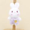 Cute Rabbit Key Holder Plush Ornament Short Plush Stuffed Toy For Gifting And Decor