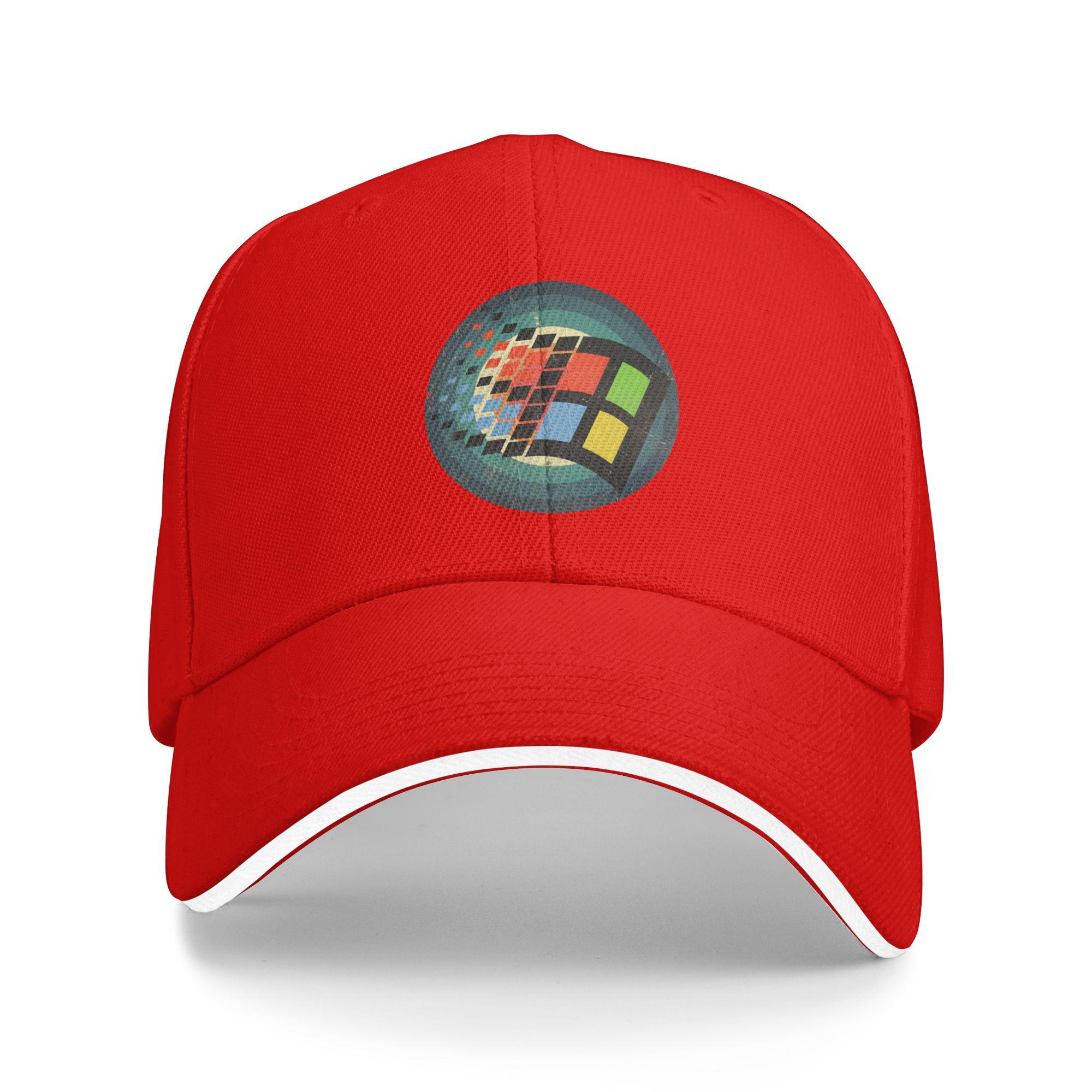 Windows Symbol Casual Baseball Cap Kpop Rock Trucker Hat Summer Dropshipping UnisexTeens Fashion Snapback Cap One Size