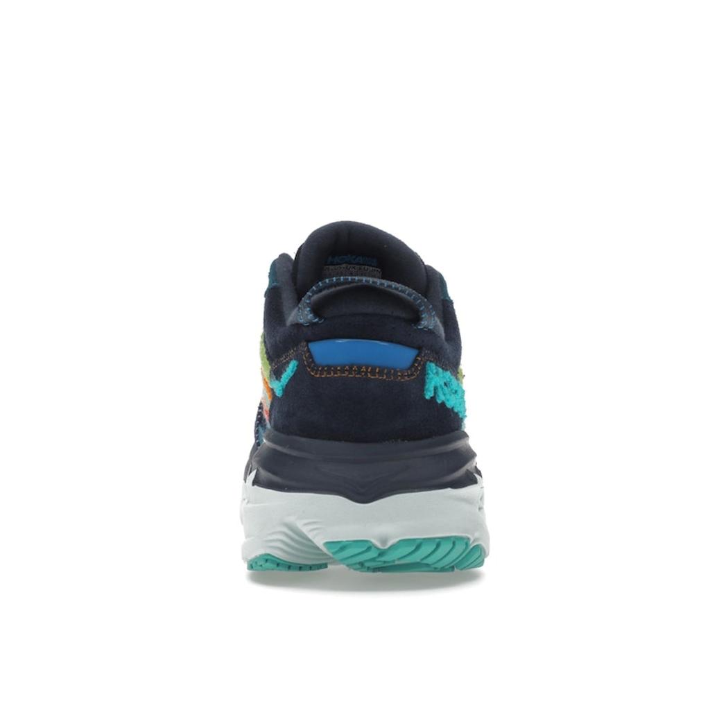 HOKA Bondi L Stickerei - Outer Space Unisex Sneaker Blau Atlantis 1126855-OSAT