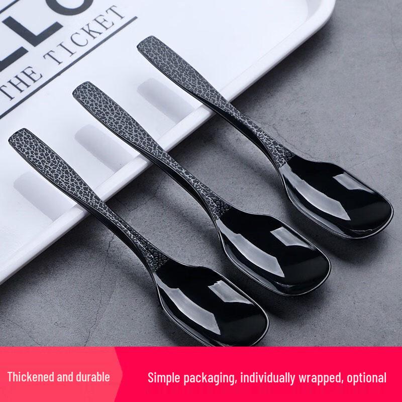 ZISIZ Disposable Plastic Spoon