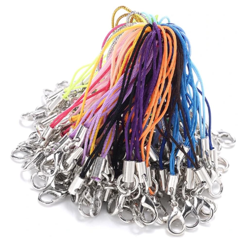 Colorful Lobster Clasp Lanyard Phone Strap for Mobile Phones Keychains and USB Drives Easy to Identify with Different Colors