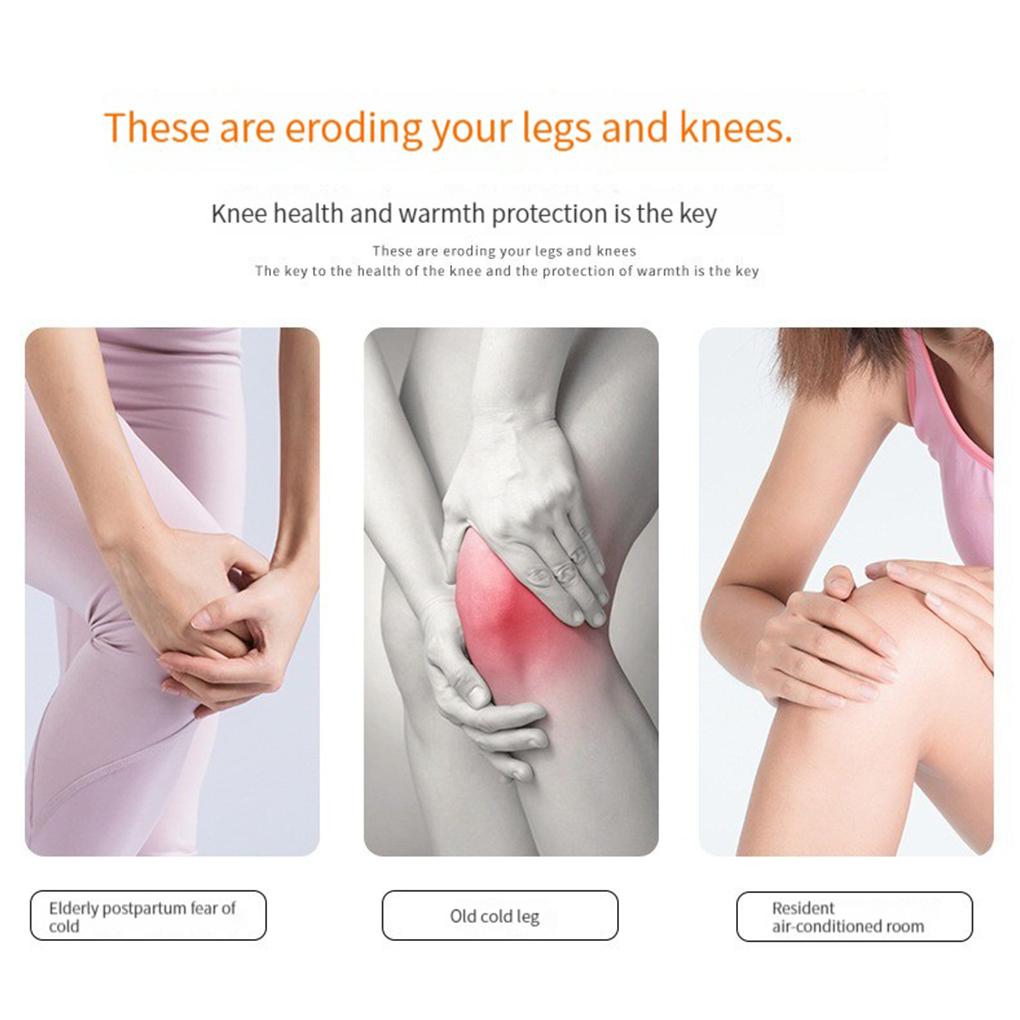 1 Pereche Genunchiere Velur Cald Protector Genunchiere de Pluș Suport Respirabil Genunchieră de Gimnastică Încălzitor pentru Picioare pentru Schi Ciclism Camping