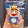 Funny Cross-dressing Crayon Xiaoxin Cute Keychain Couple Car Personalized Keychain Creative Schoolbag Pendant