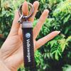 Suede Car Keychain Ring Vintage Leather Zinc Alloy Key Chain for VW Volkswagen Golf Polo Passat Touran Jetta Keyring Acesssories Bu2