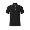 FILA Golf Series Fashion Simple Classic Trendy Personality Sports Casual Versatile Comfortable Knitted Short Sleeve Polo Shirt A11M625111FBK