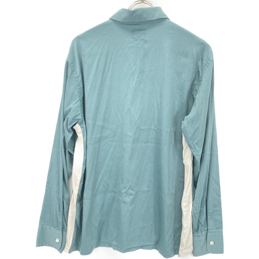 needles Green KP338 Papillon Emb.L Synthetic Open-Collar Shirt tops M greenUsed