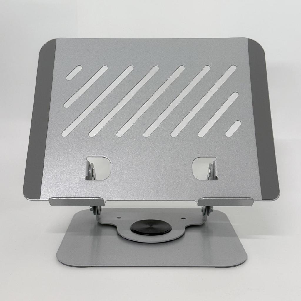 Adjustable 360° Rotating Laptop Stand with Cooling Base