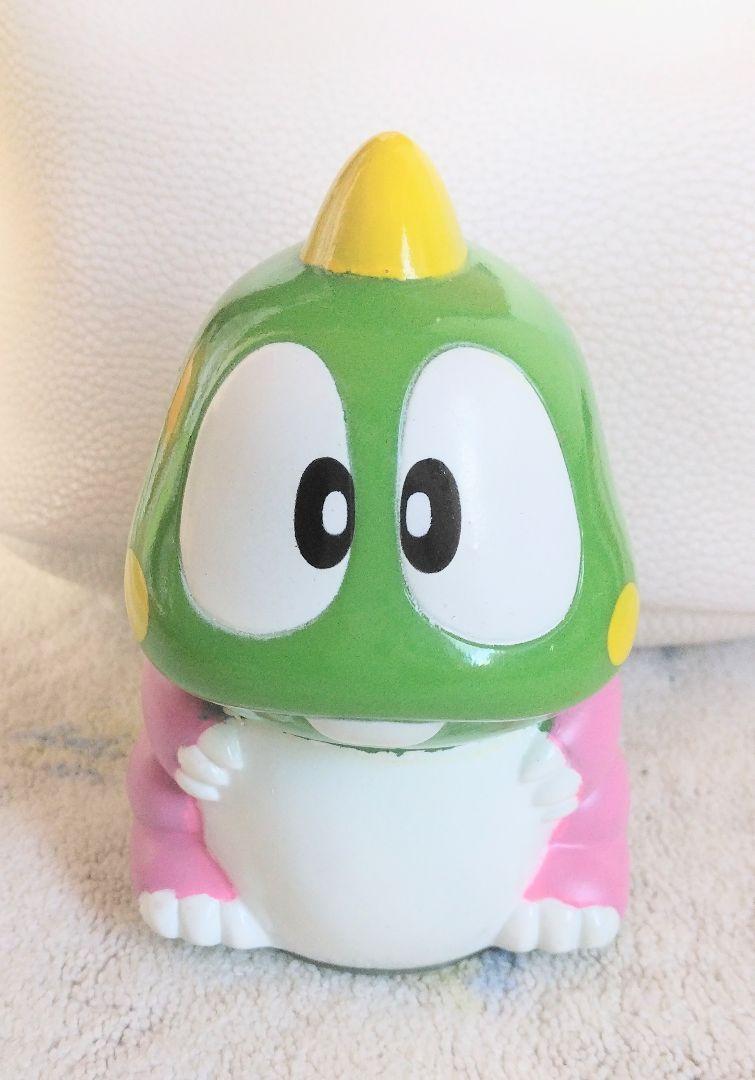 

[USED] TAITO Puzzle Game Puzzle Bobble Character Bubblen Soft Vinyl Piggy Bank