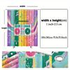 Retro Rubber Disc Player Shower Curtain 12 Hooks 180X 180Cm Machine Washable Bathroom Decoration, Shower Curtain For All Seasons