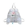 Rabbit Ears Backpack Bag Little Star Striped Backpack Large Capacity Commuter Versatile Girl Heart Student Class School Bag