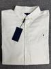 Raf Cotton and Linen Long Sleeve Shirt with Horse Embroidery - Classic Lapel, Old Money Style, New Arrival for Spring, Autumn, Summer