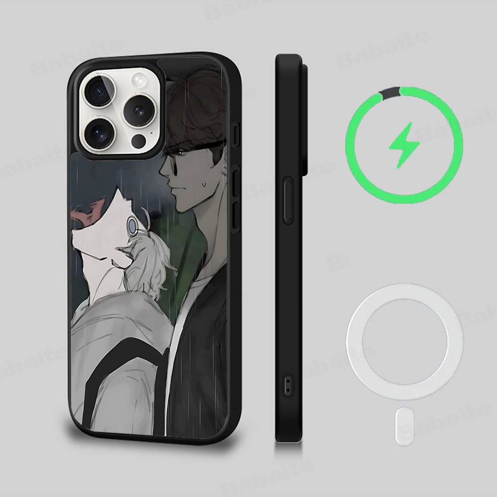 Nerd Project Bl Anime For iPhone 17 Air 16 E 15 14 13 12 11 Pro Max Plus PC Shock TPU Cover For Magsafe Phone Cover