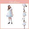 Charming Japanese Maid Costume Dress With Short Sleeves For Cosplay Events And Parties