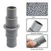 Pool Hose Adapter Connector Coupling Vacuum Hose Adapter Plastic Texture for Swimming Pool Vacuums and Filter Pump Hoses