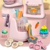 Mini Colourful Clay Pasta Machine Cooking Toys Simulation Kitchen Ice Cream Machine   Girls