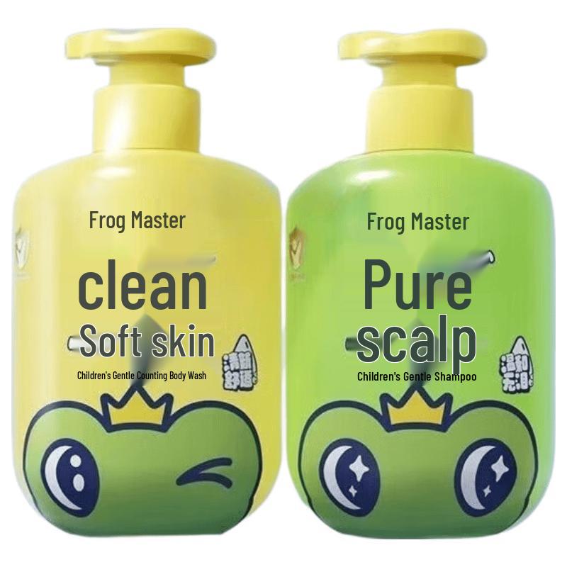 Frogprince Children s Gentle Shampoo & Body Wash Set