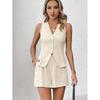 Western Style Summer Fashion Casual Sleeveless Vest Shorts Two-piece Set Tank Top and Shorts Set