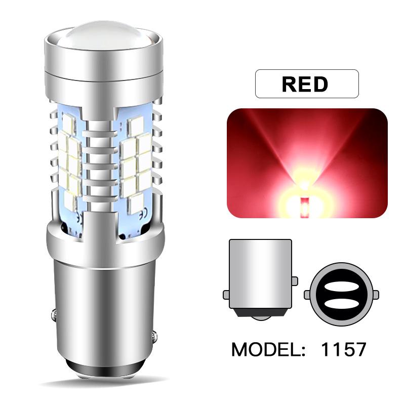 

2pcs 30-SMD T20 7440 W21W W21/5W 7443 1156 Ba15s P21W Bau15s PY21W 1157 LED Signal Brake Stop Reverse Light Bulb Amber White 2pcs 1157 RED