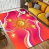 Sunburst Living Room Nonslip Area Rug Soft Carpet For Bedroom Game Playroom Sofa Office Home Decor Doormat Christmas Gift C929613