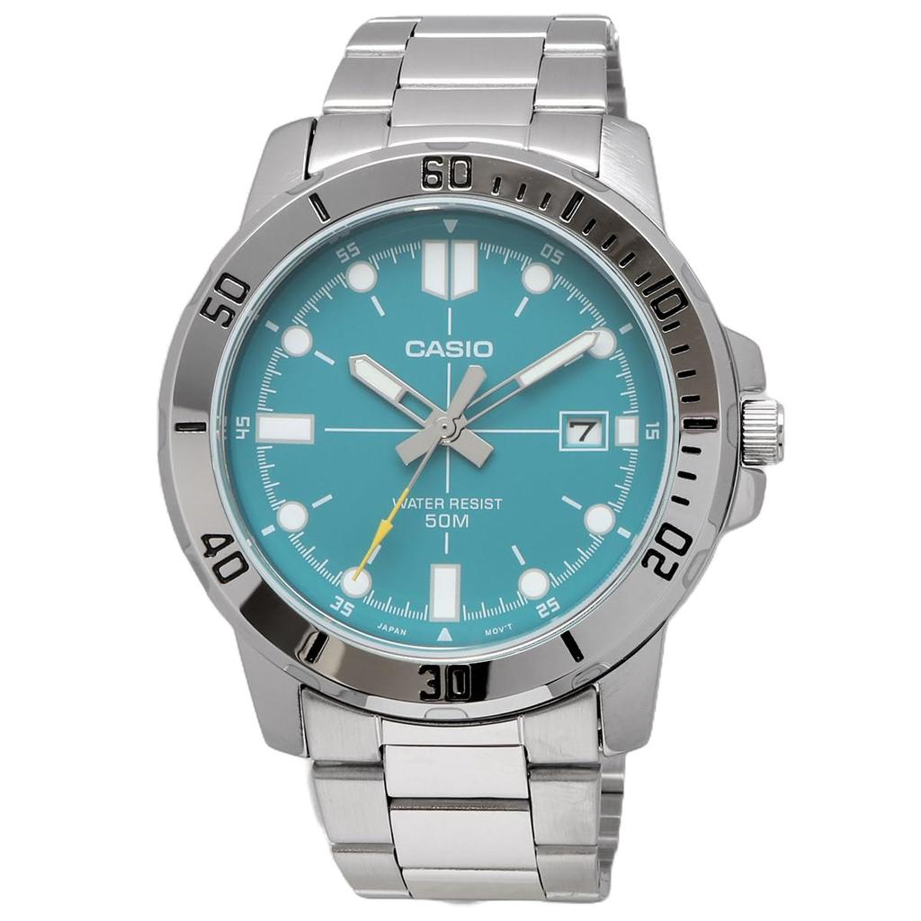 Casio Standard Analog Quartz Watch with Metal International Model Men's MTP-VD01D-3E2V