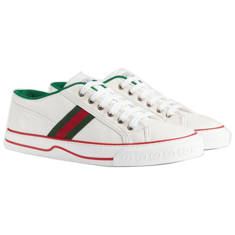 Gucci Tennis 1977 'White Green Red' 643485 17L10 9060