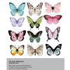 32 Stück Kreative DIY 3D Schmetterlinge Bunt Doppellagig Kühlschrankaufkleber Wandaufkleber Hochzeitsveranstaltung