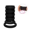 Penis Corrector Safe Longer-lasting Erection Silicone Delay Ejaculation Lock Ring for Male