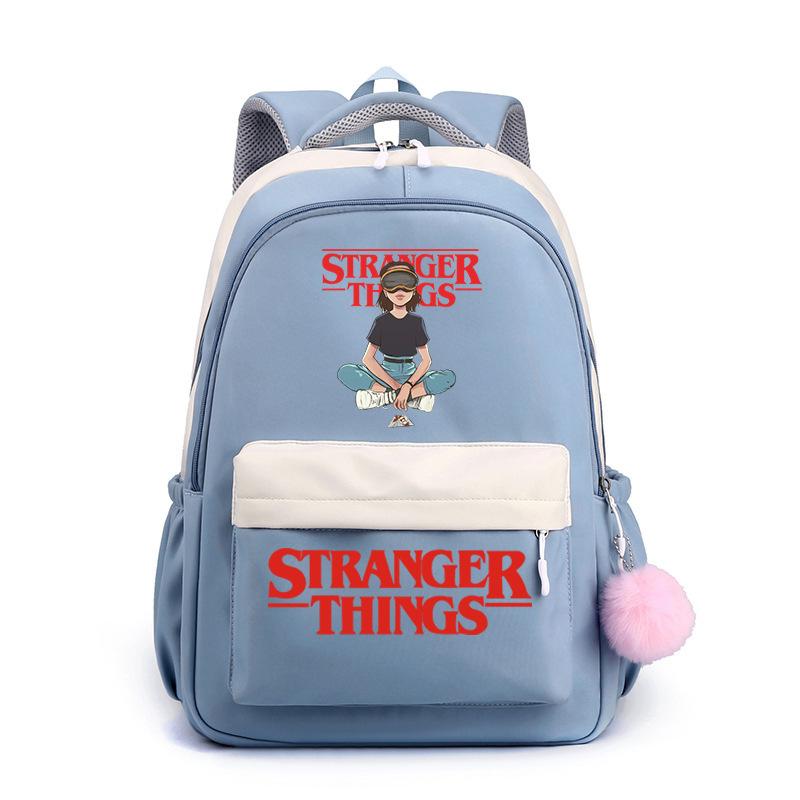Stranger Things Stranger Things Fashion Peripheral Printing Student School Bag Large Capacity Backpack