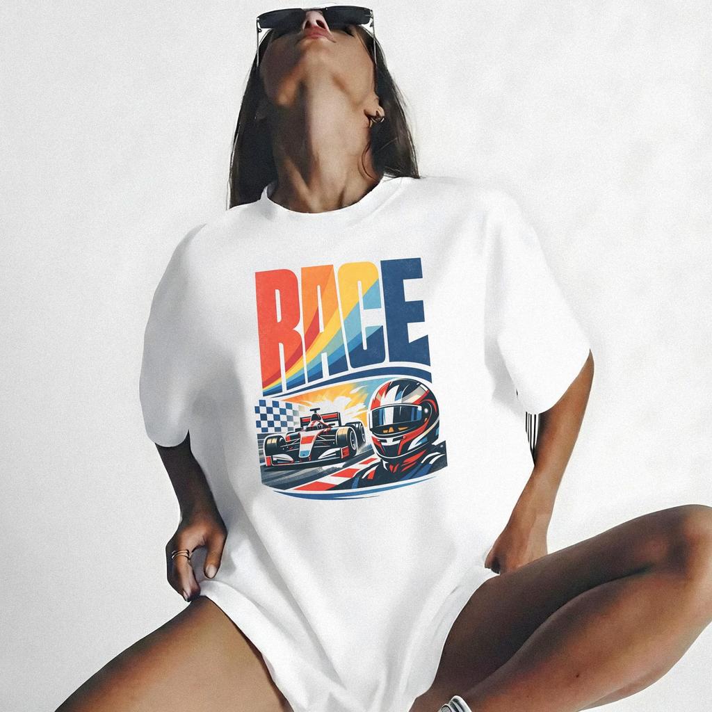 Race Day T-shirt, Racing Driver Helmet Shirt, Racing Fan Gift Shirt, Formula One Inspiret Tee Shirt