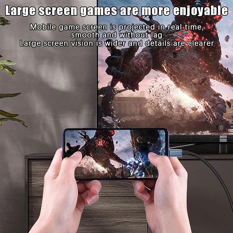 Type C To Hdmi 4K 60Hz Adapter Usb C Usb3.1 Male To Hdtv Female Converter Cable For Laptop Tablet Tv Macbook