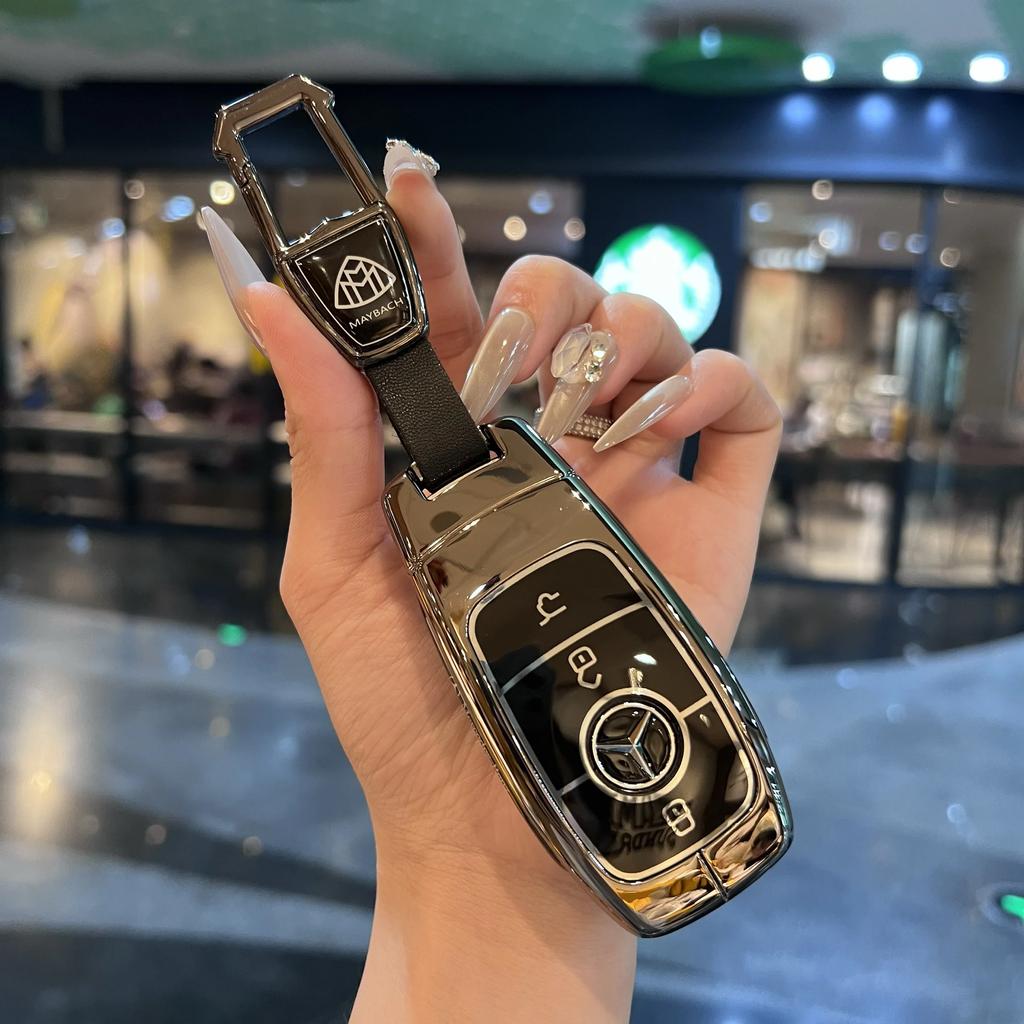 SFX1  Shell For Mercedes Benz A C E S G Class GLC CLE CLA GLB GLS W177 W205 W213 W222 X167 AMG Car Remote Key Case Cover