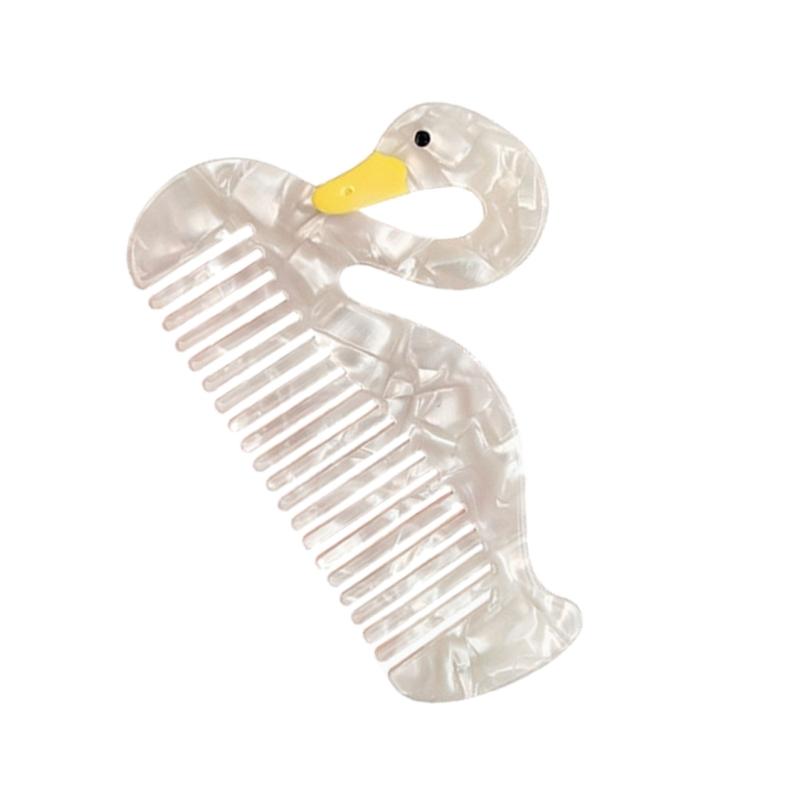 

Cartoon Creature Shaped Hair Comb With Smooth Acetate Teeth For Daily Styling Men Women Kids