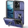 For Motorola Edge 50 Neo 5G/Moto S50 5G Case PC+TPU Kickstand Phone Back Cover with Camera Slider