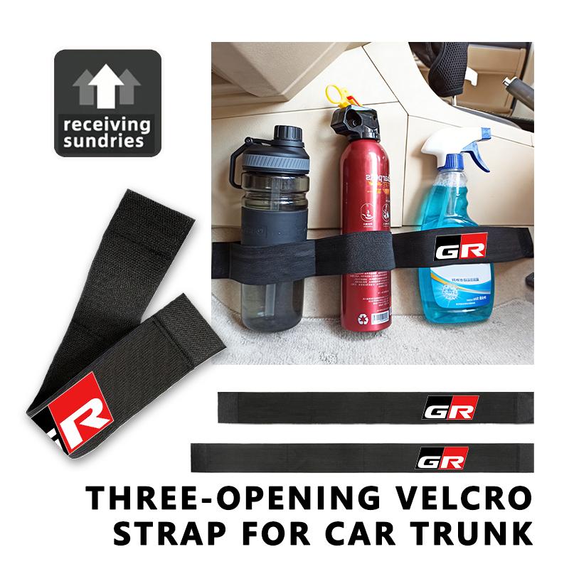 ABV3 For Toyota Car Trunk Organizer Elastic Fixing Strap Storage Bracket Velcro Strip Auto Accessories chr Corolla Camry rav4 Yaris
